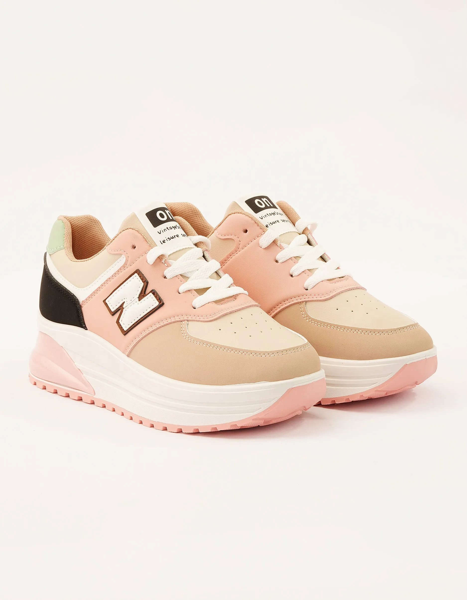 N Style Chunky Sneakers