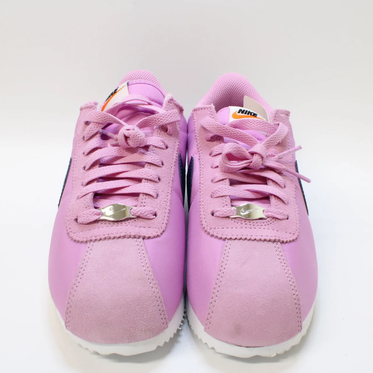 Nike Cortez Trainers Beyond Pink Blue Void White Black Uk Size 7
