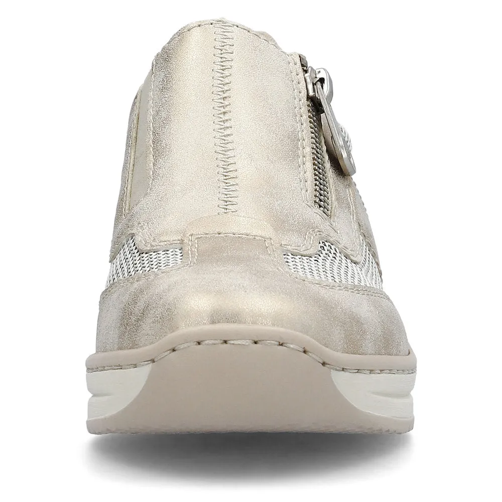 Rieker Ladies Zip Side Casual Shoe