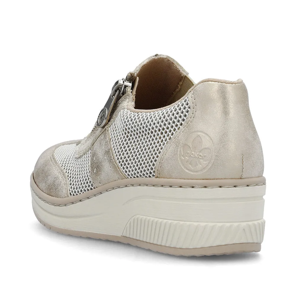 Rieker Ladies Zip Side Casual Shoe