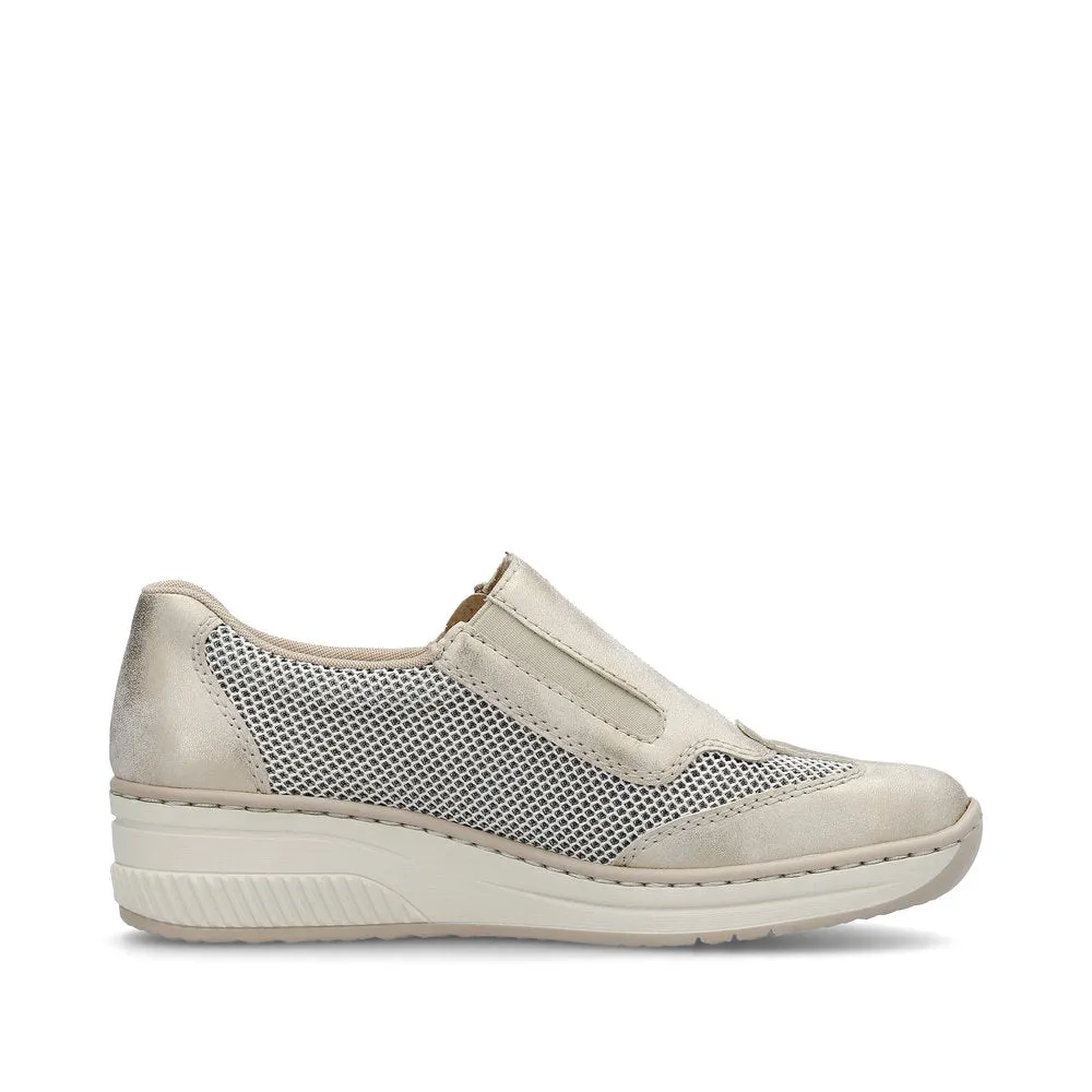 Rieker Ladies Zip Side Casual Shoe
