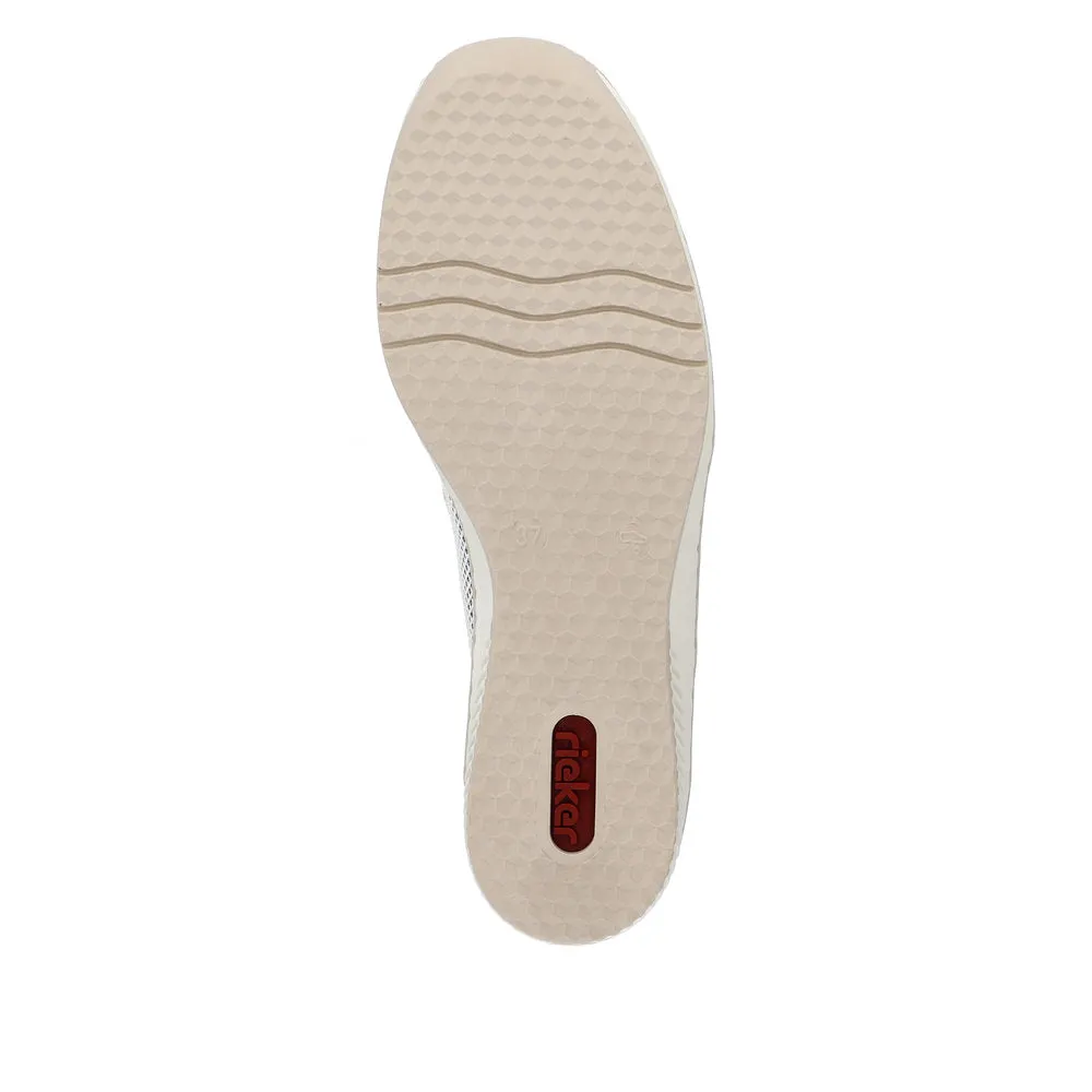 Rieker Ladies Zip Side Casual Shoe