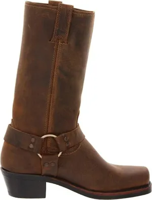 The Frye Company Womens Tan Harness 12R Size 8.5 Oiled Leather Boots