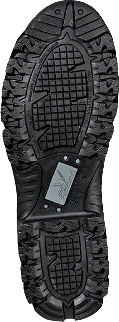 Thorogood Men's 6" Deuce Series Waterproof Black Tactical Side Zip Round Toe Work Boot