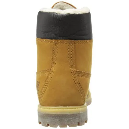 Timberland 6 in Prem Fleece-Lined: Wheat/Nbuck - WOMEN’S
