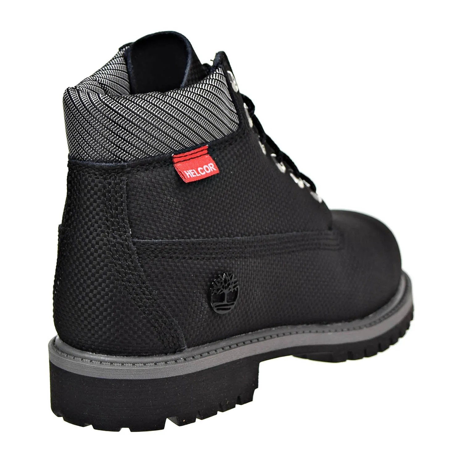 Timberland 6 Inch Premium Helcor Relief Little Kids Boots Black