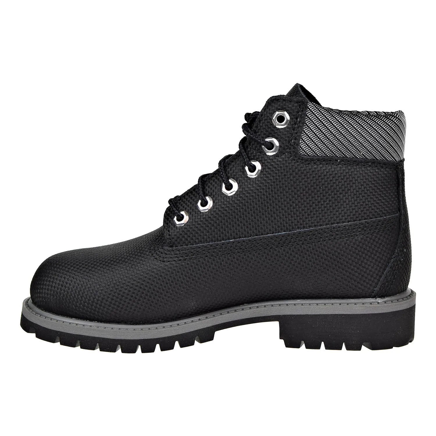 Timberland 6 Inch Premium Helcor Relief Little Kids Boots Black