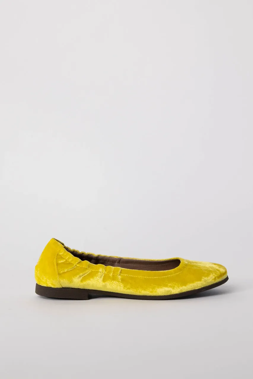 Velvet Ballerina Flats