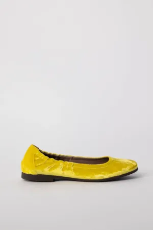 Velvet Ballerina Flats