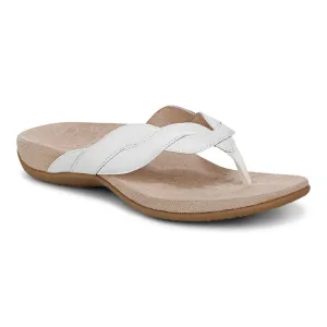 Vionic Bella Braid Sandals - White