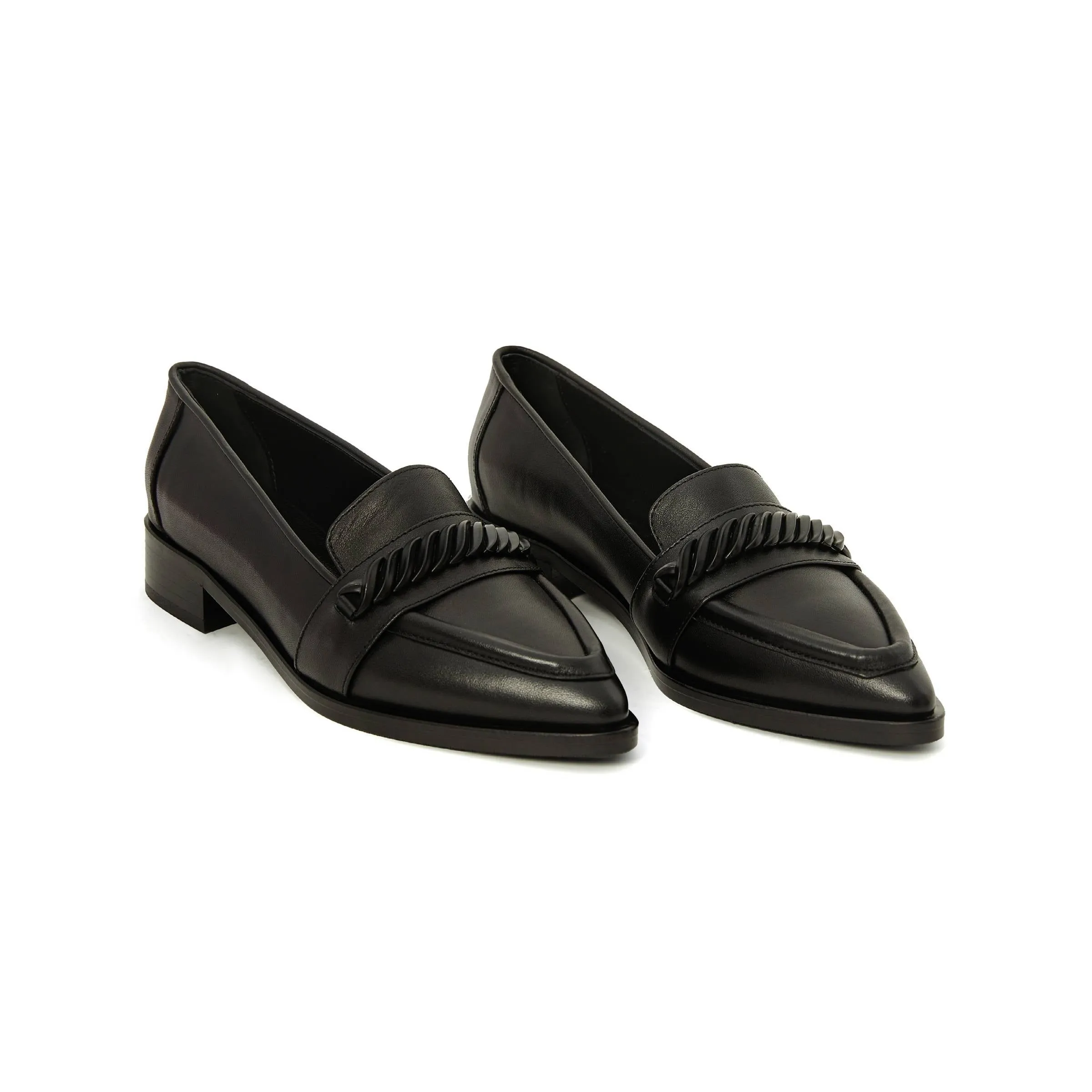 Women's Calf Leather Handmade Flats W3009