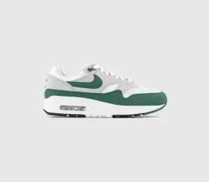 Womens Nike Air Max 1 Neutral Grey Malachite White Black Uk Size 4