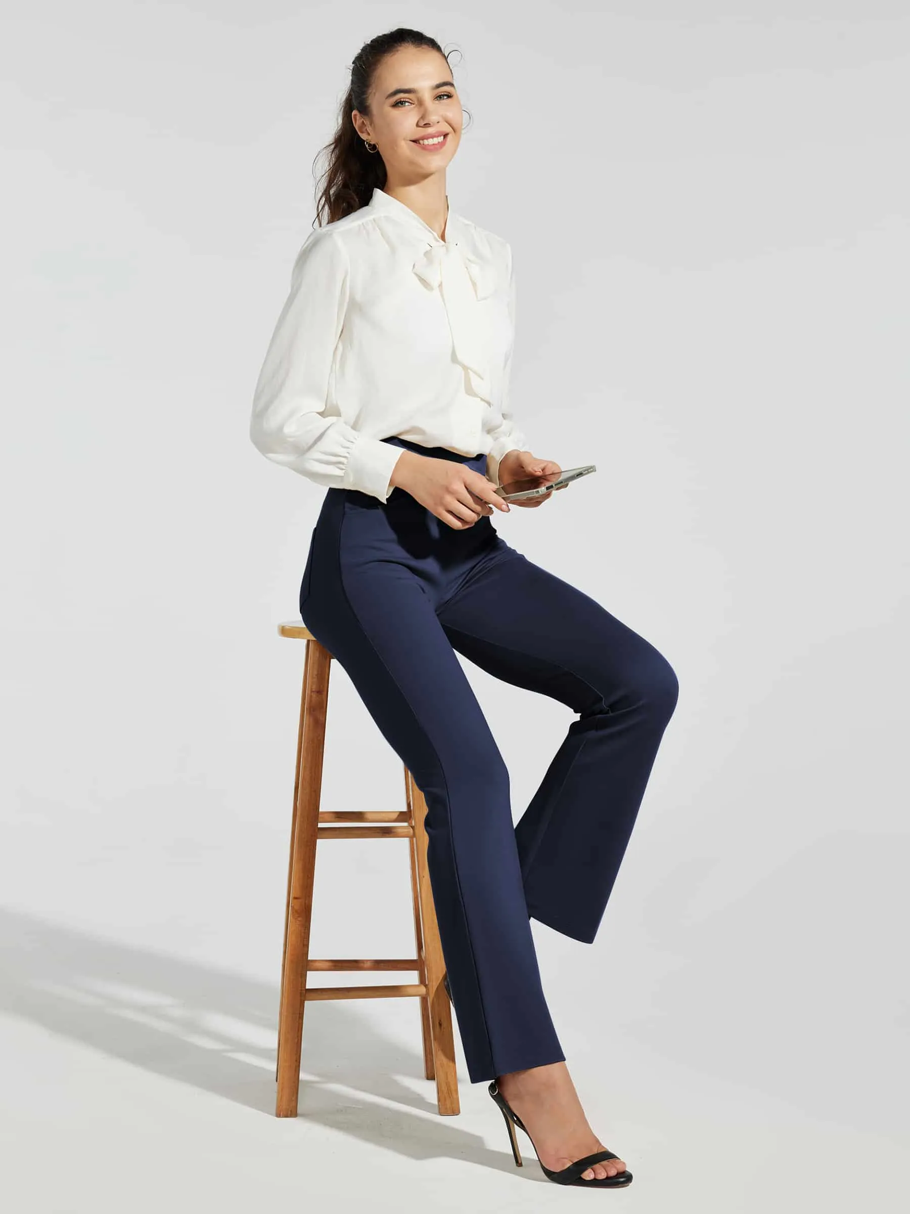 Women's Pull-On Slim Bootcut Pants