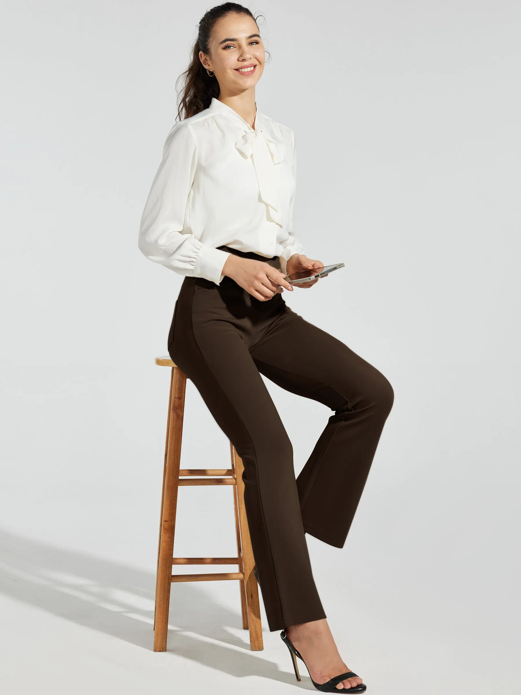 Women's Pull-On Slim Bootcut Pants