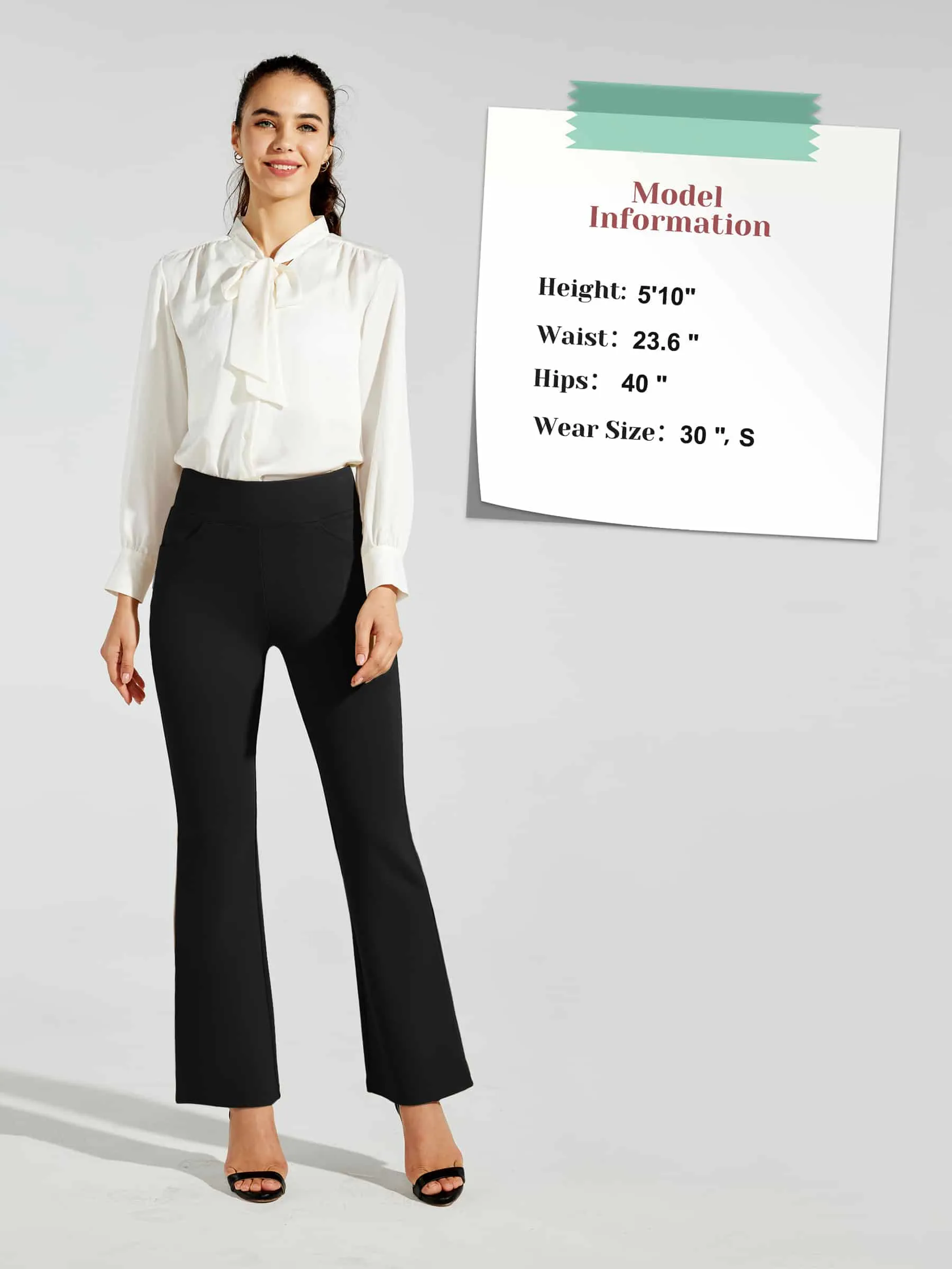 Women's Pull-On Slim Bootcut Pants