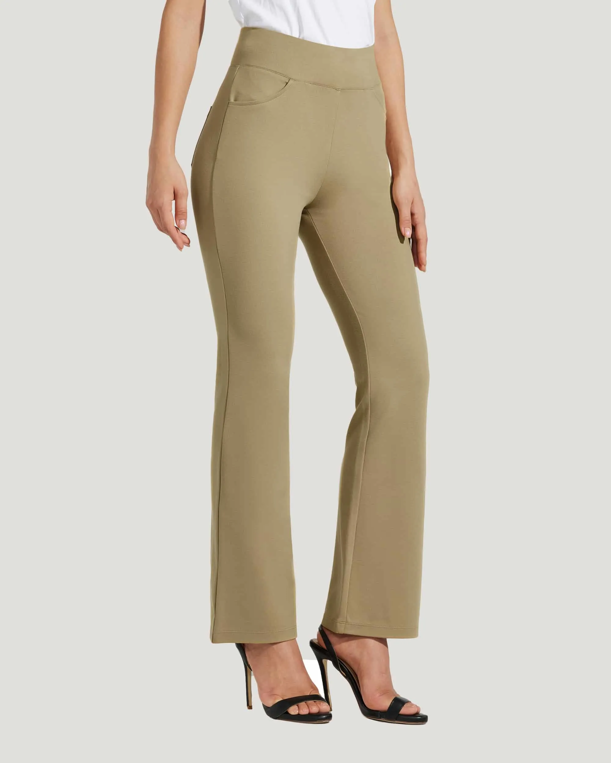 Women's Pull-On Slim Bootcut Pants