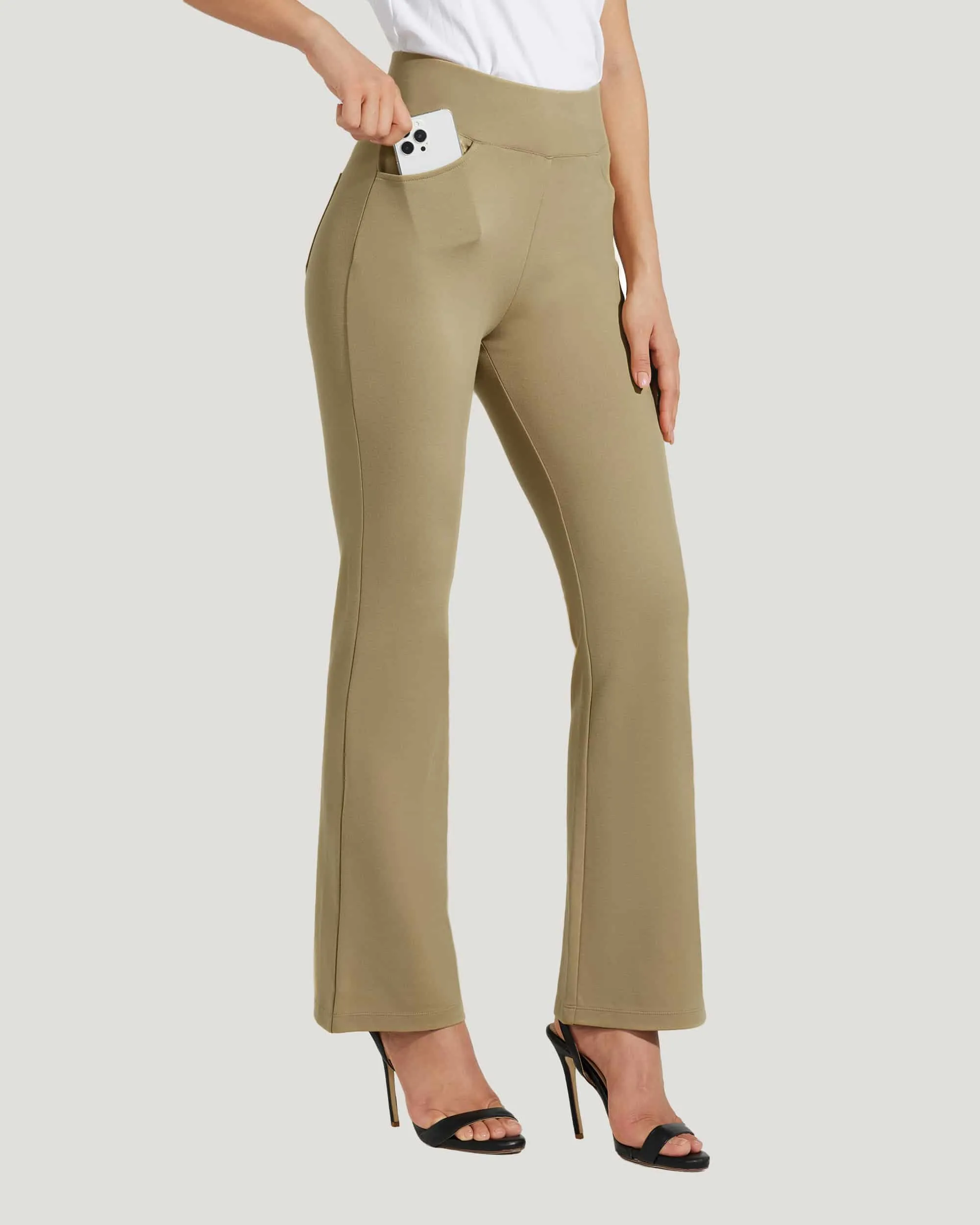 Women's Pull-On Slim Bootcut Pants
