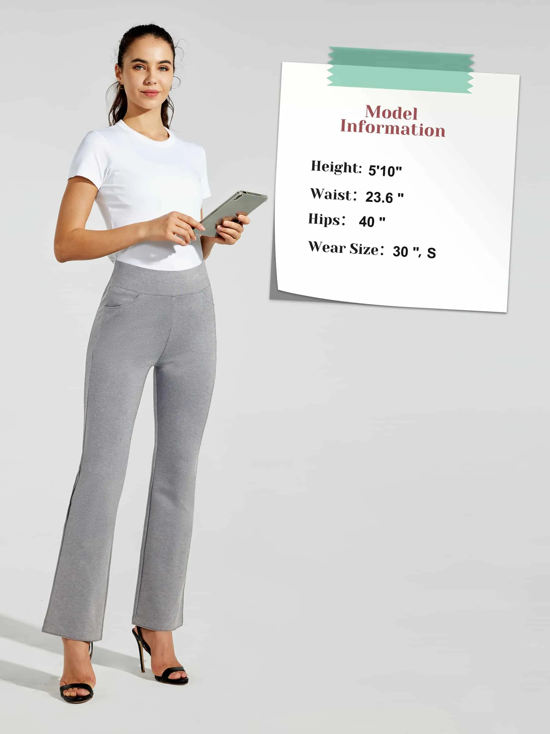 Women's Pull-On Slim Bootcut Pants