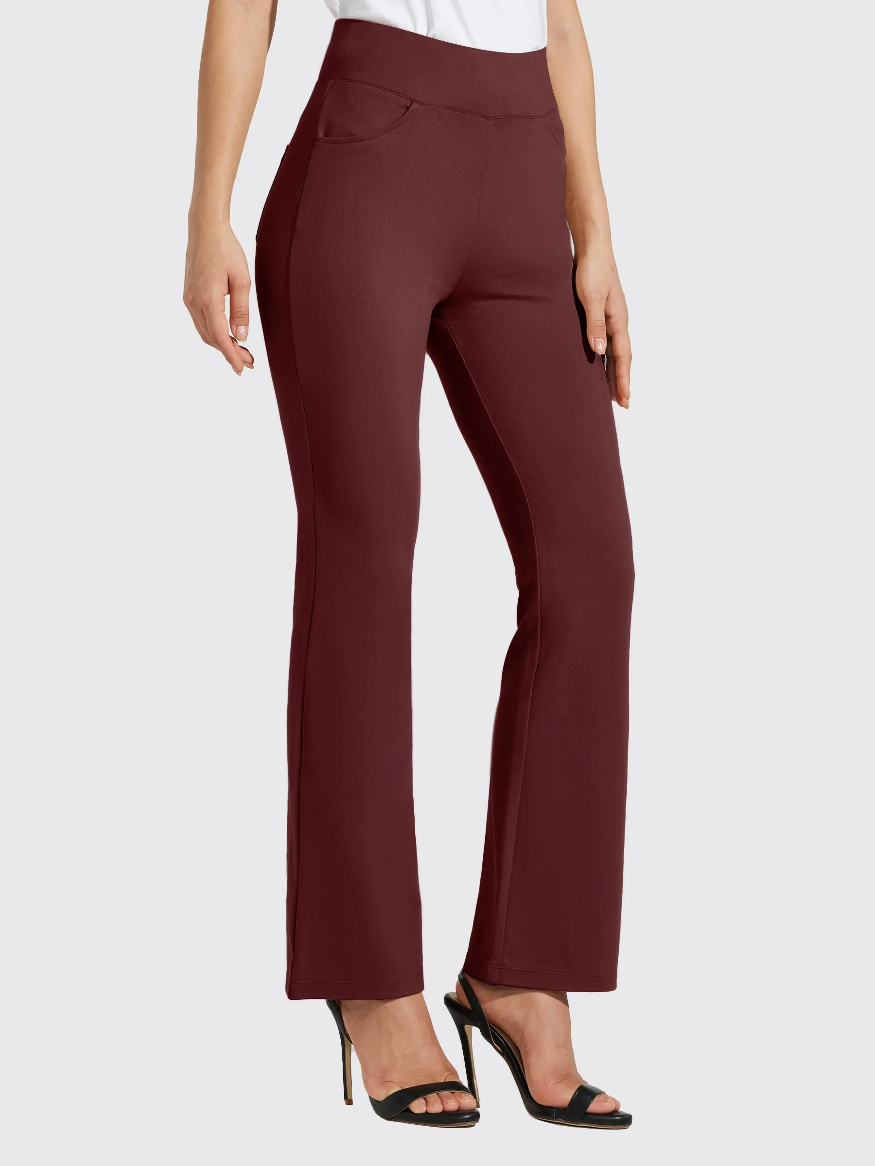 Women's Pull-On Slim Bootcut Pants