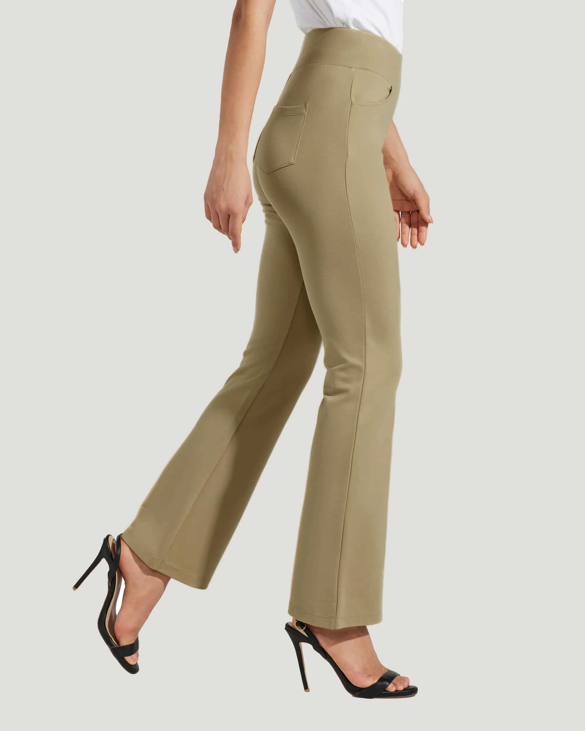 Women's Pull-On Slim Bootcut Pants