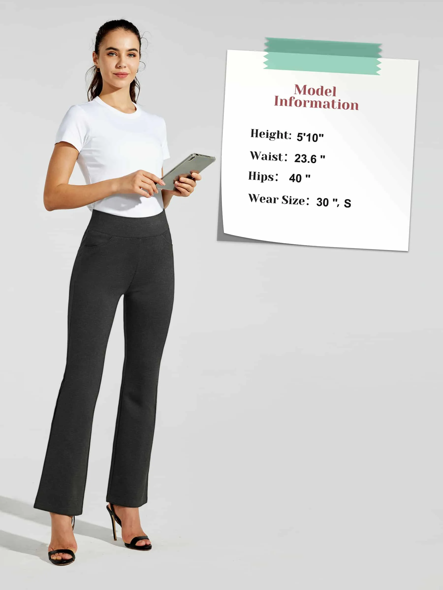 Women's Pull-On Slim Bootcut Pants