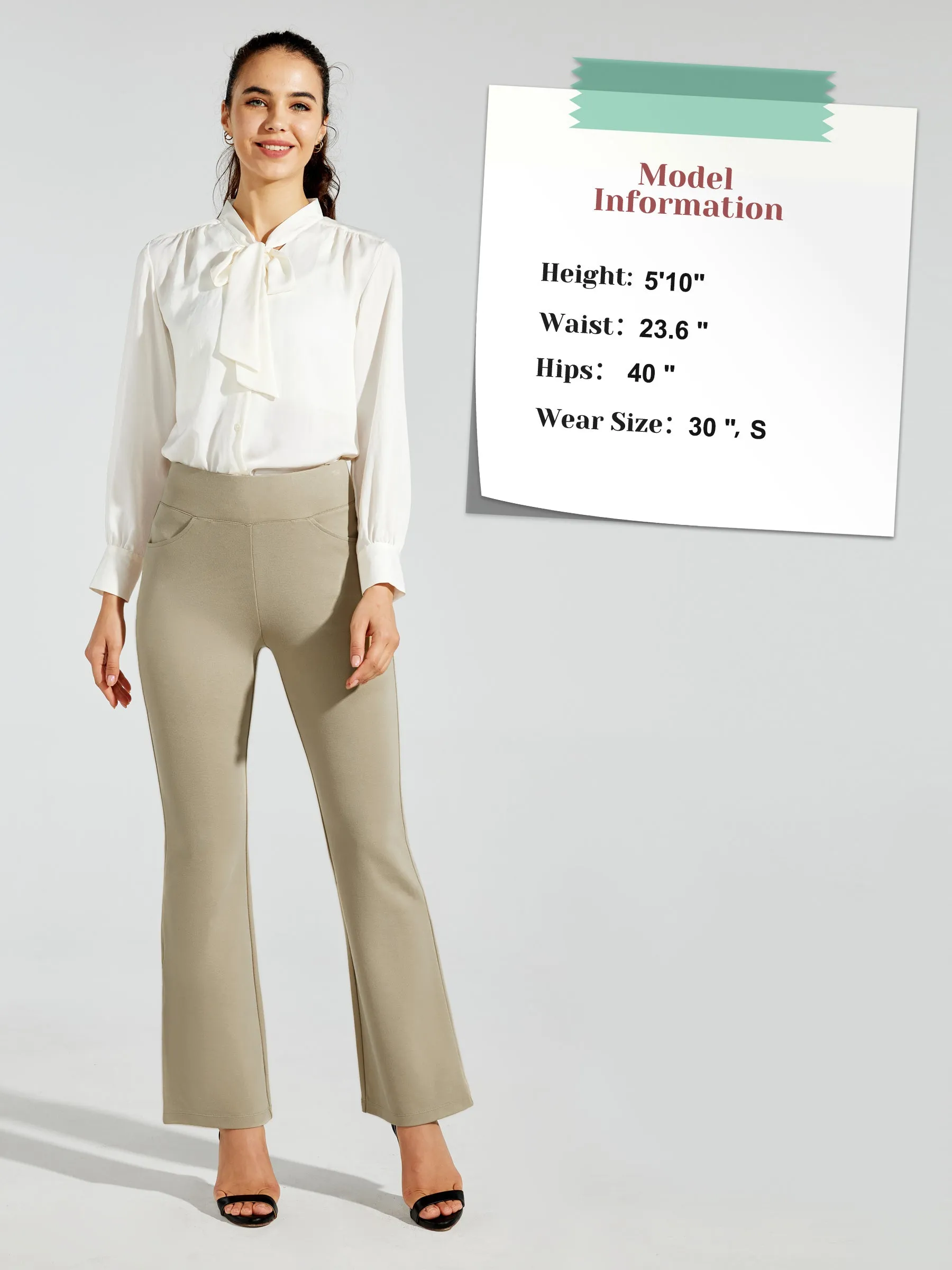 Women's Pull-On Slim Bootcut Pants