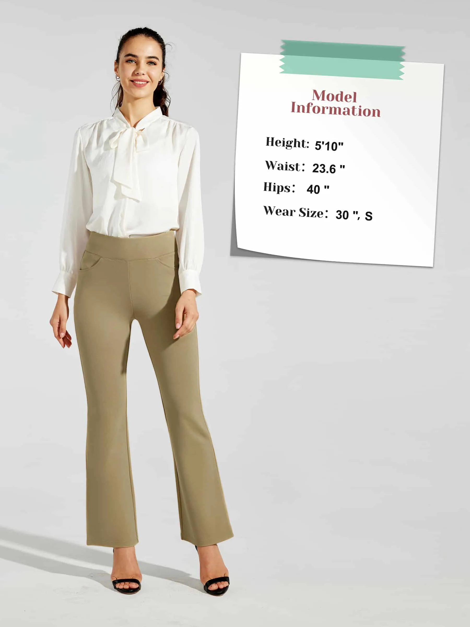 Women's Pull-On Slim Bootcut Pants