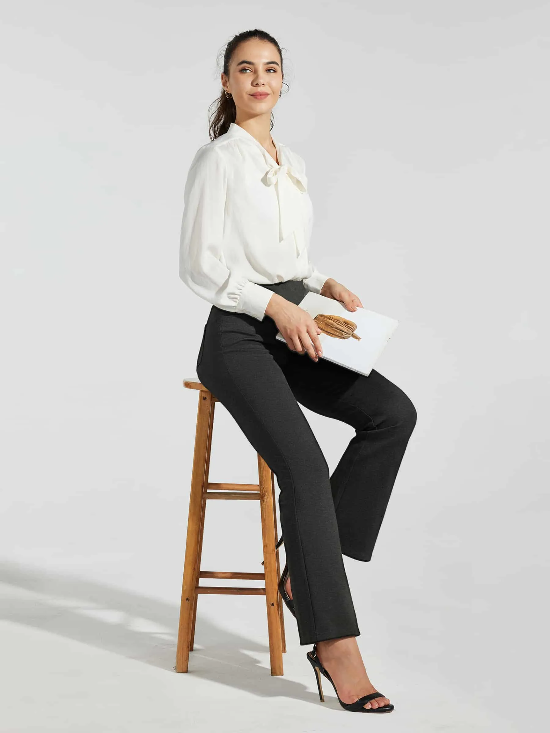 Women's Pull-On Slim Bootcut Pants