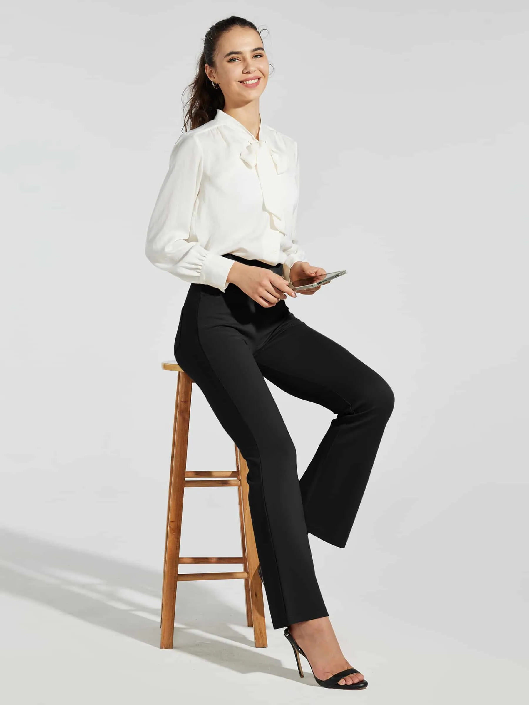 Women's Pull-On Slim Bootcut Pants