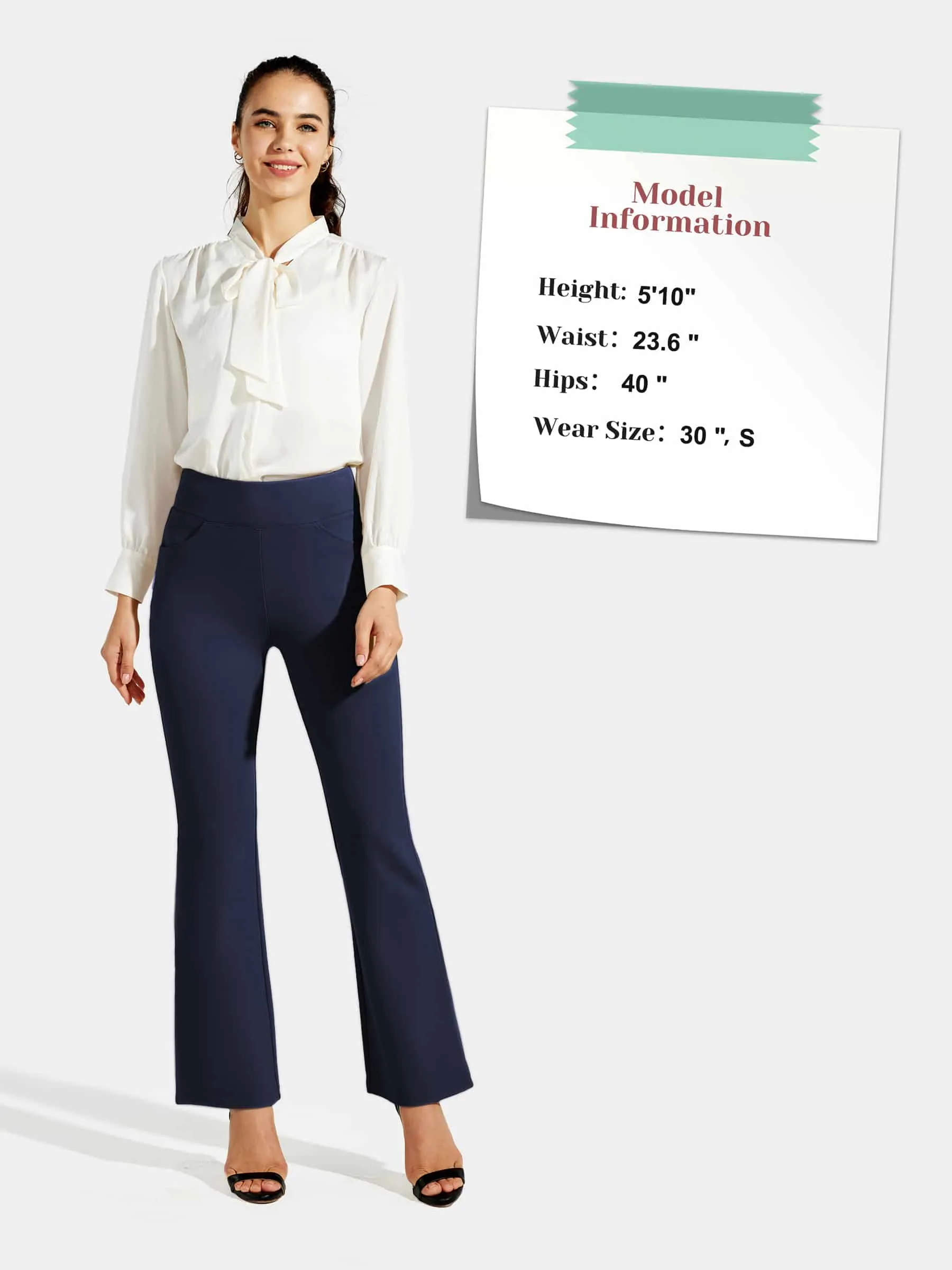 Women's Pull-On Slim Bootcut Pants