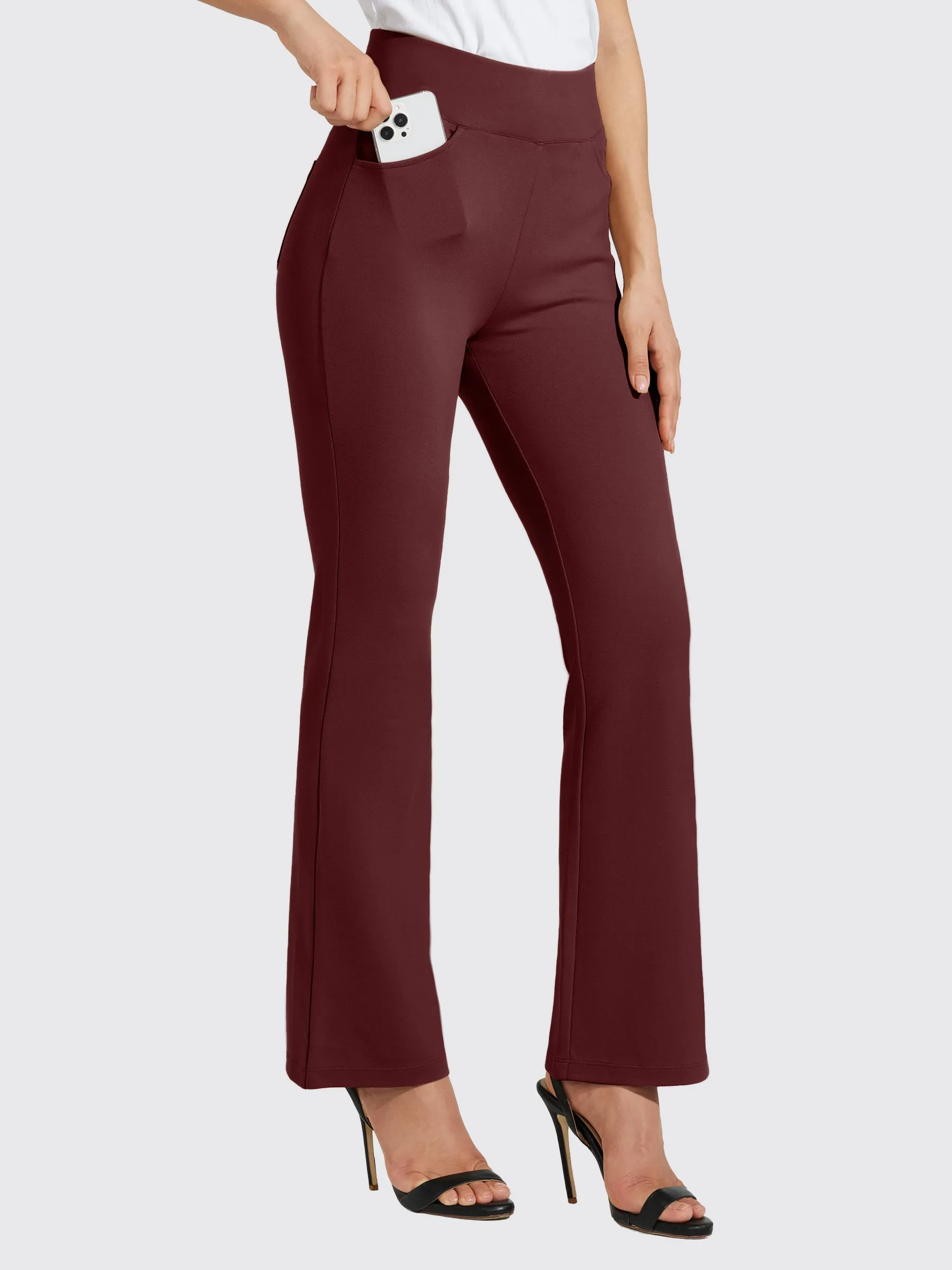 Women's Pull-On Slim Bootcut Pants