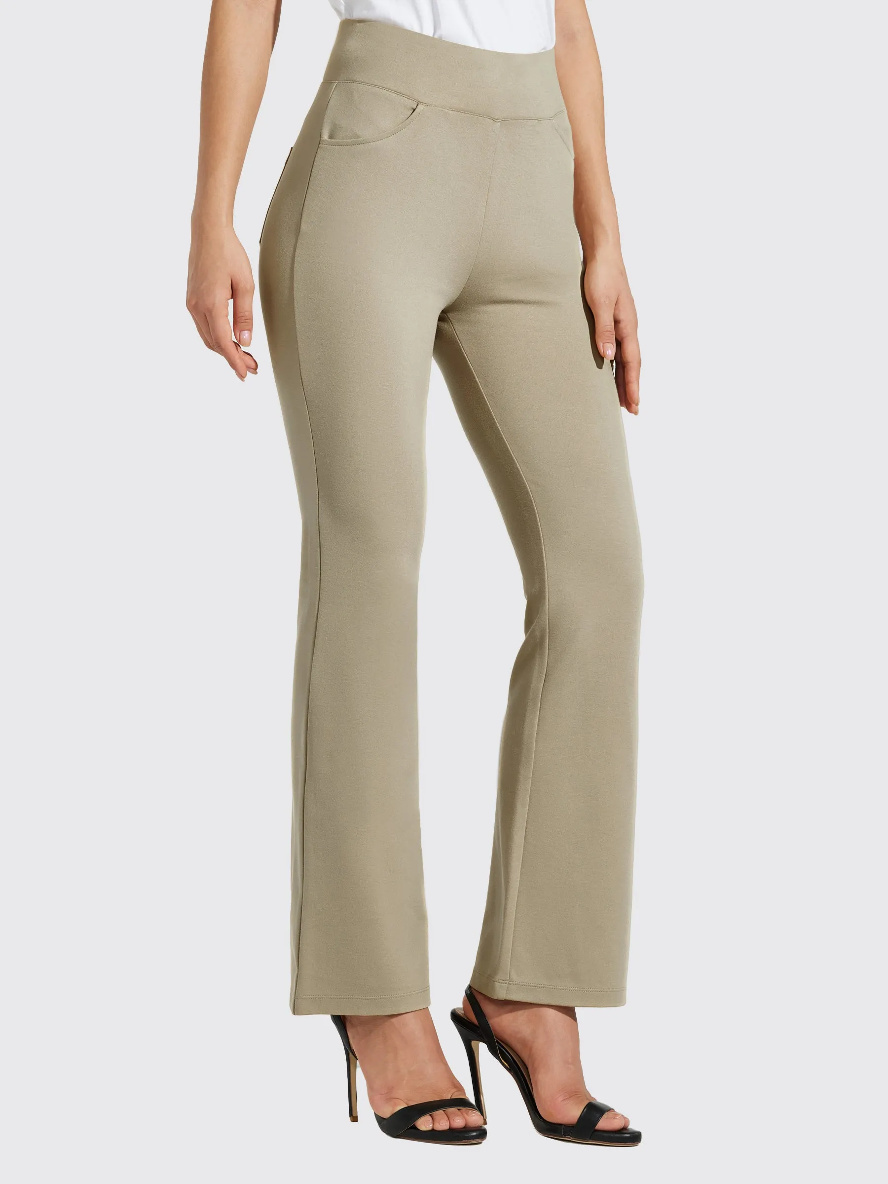 Women's Pull-On Slim Bootcut Pants