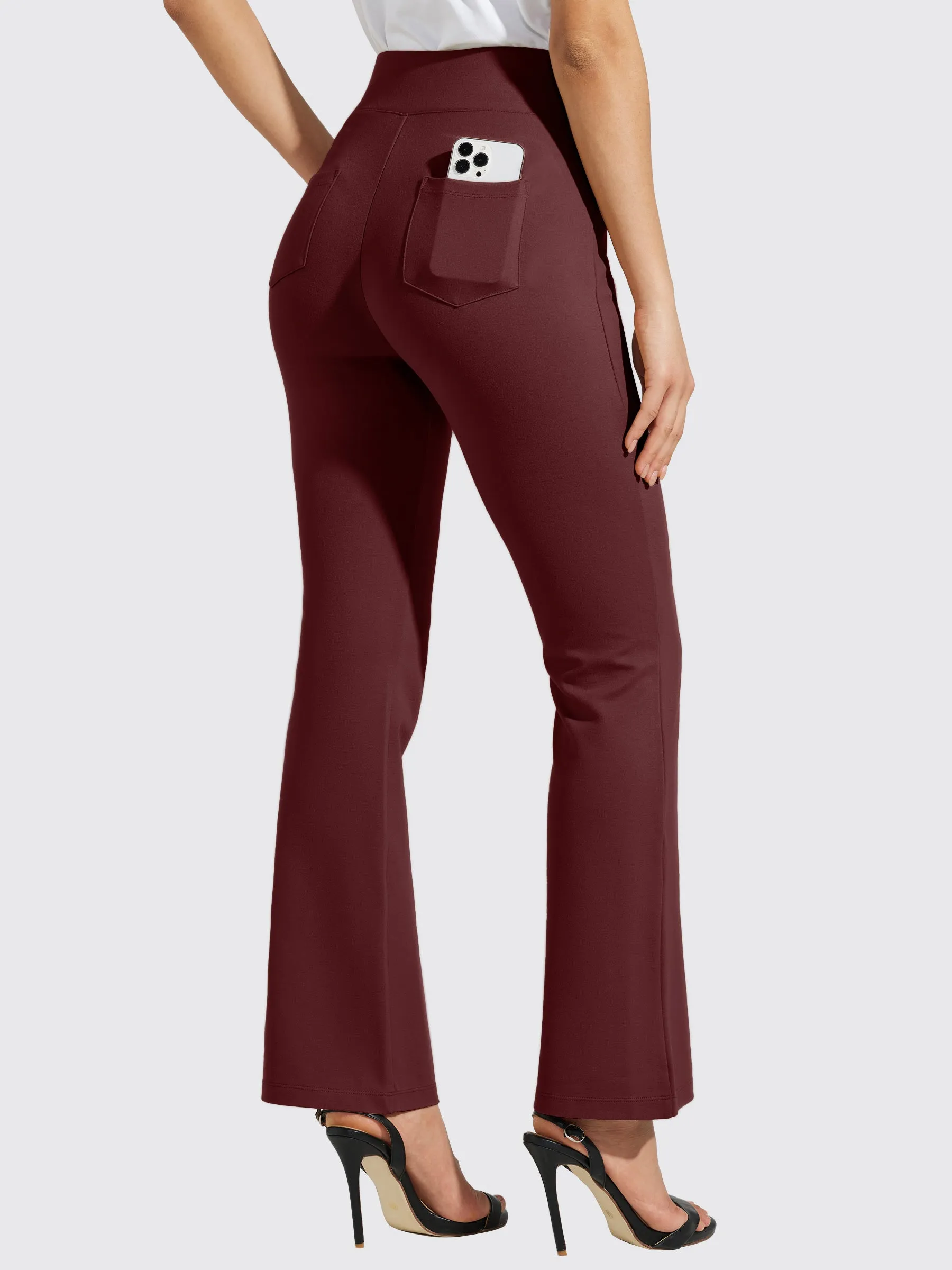 Women's Pull-On Slim Bootcut Pants