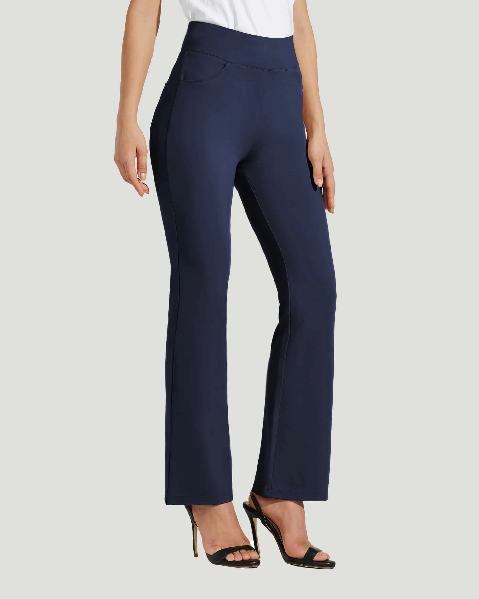 Women's Pull-On Slim Bootcut Pants