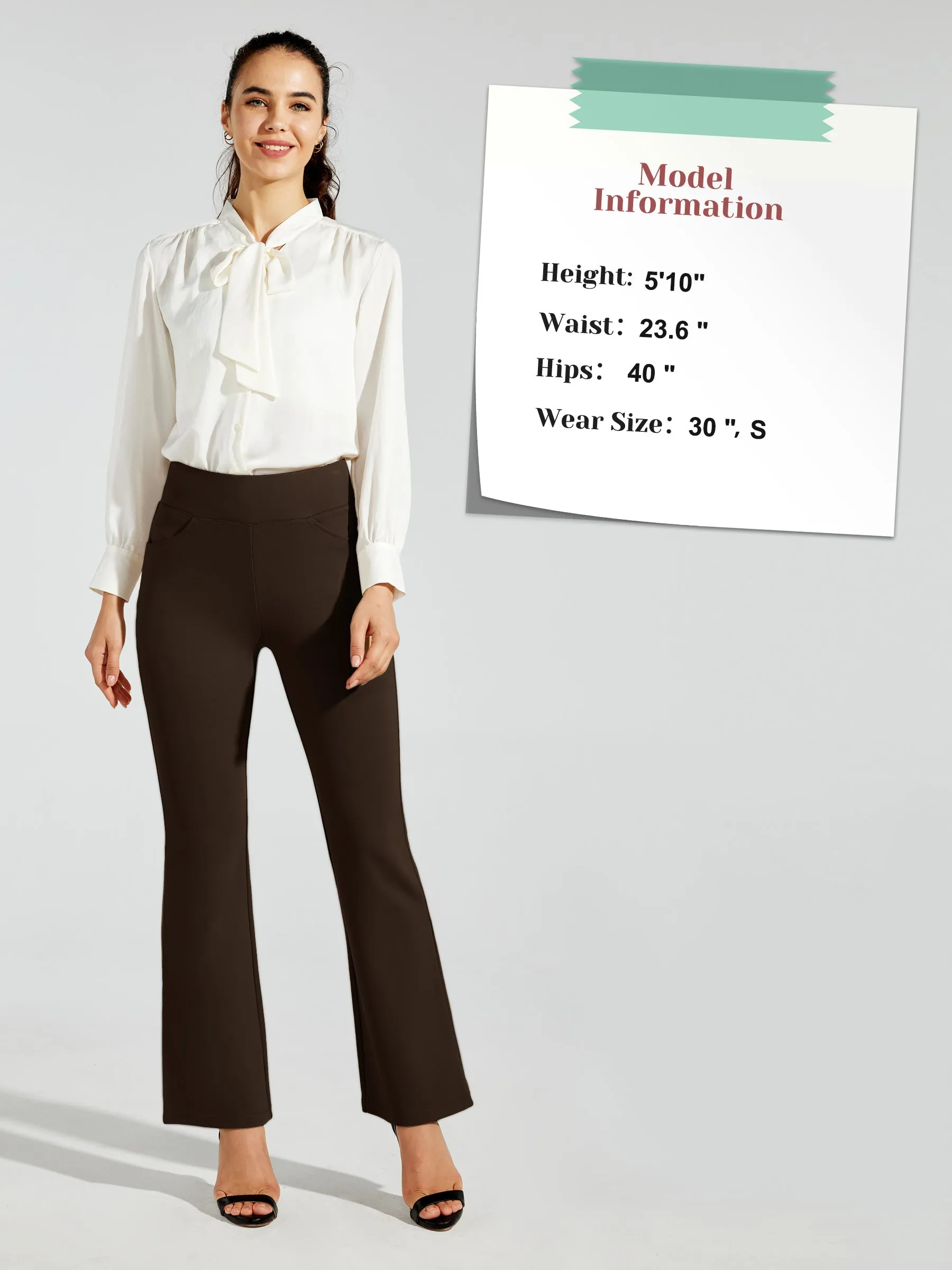 Women's Pull-On Slim Bootcut Pants