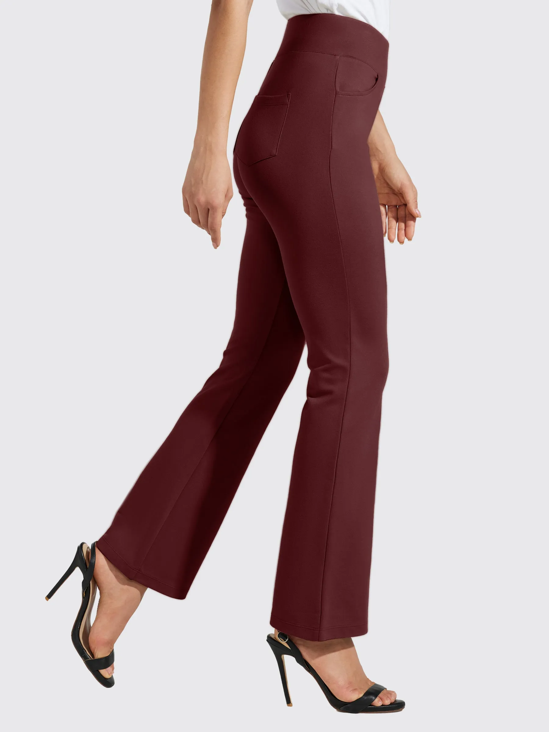Women's Pull-On Slim Bootcut Pants