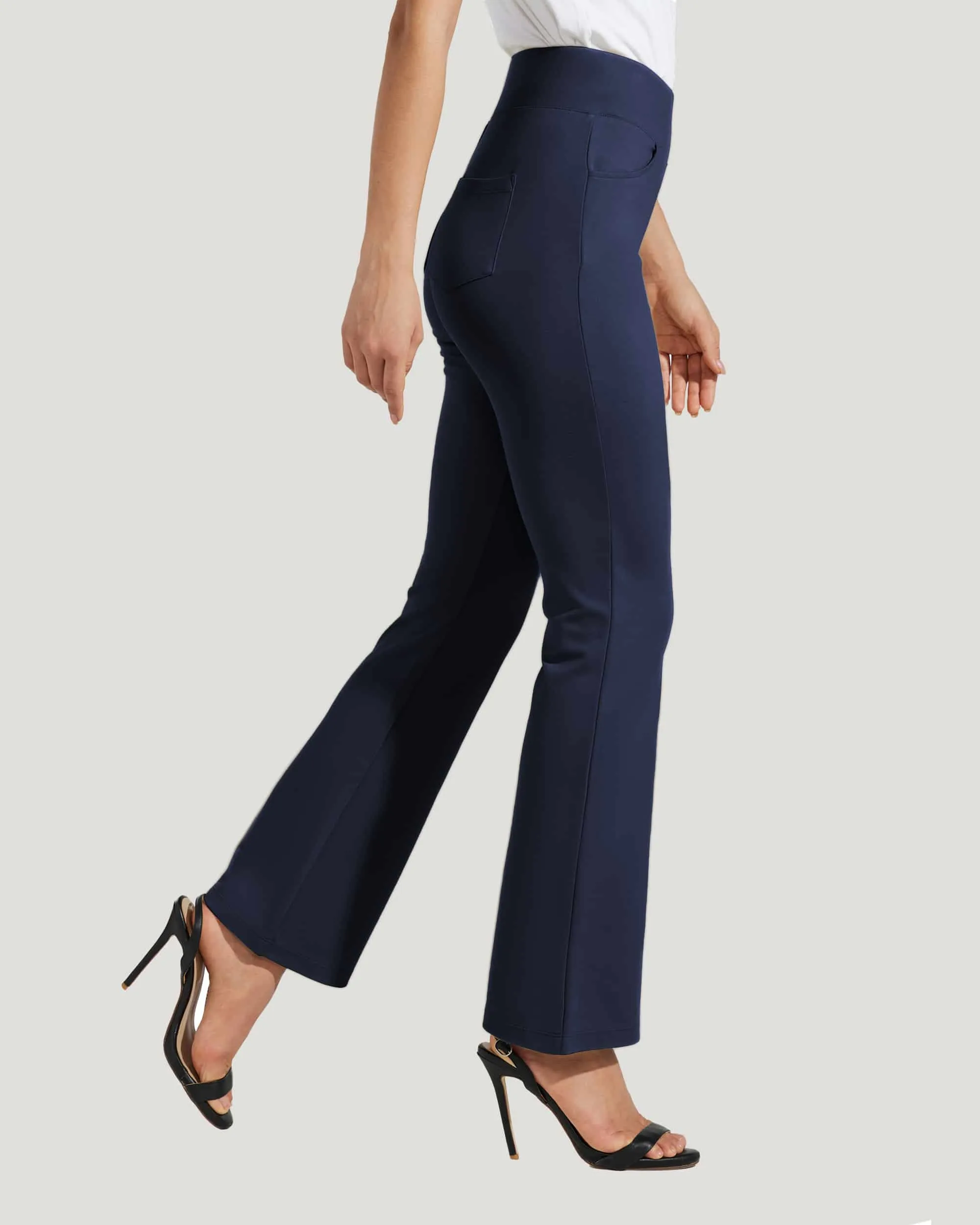 Women's Pull-On Slim Bootcut Pants