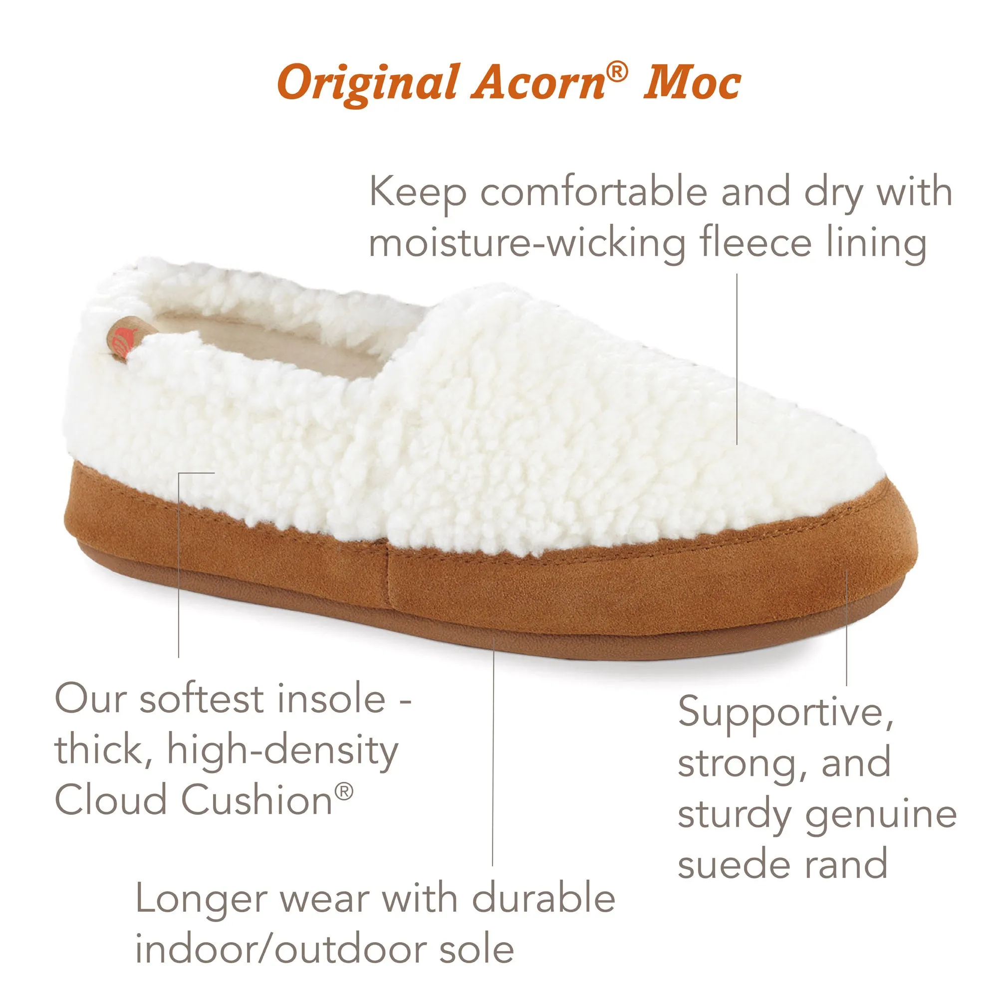 Women’s Textured Moccasins
